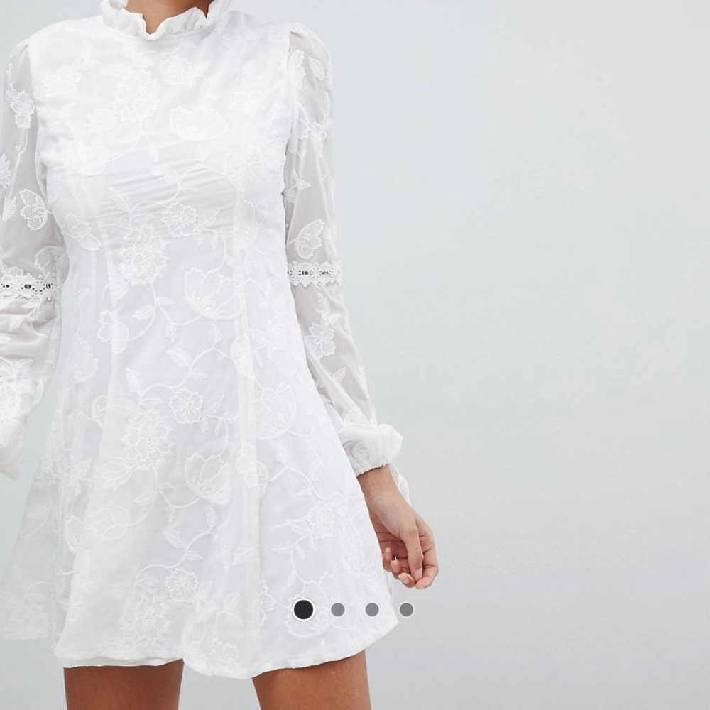 White Eyelet Dress